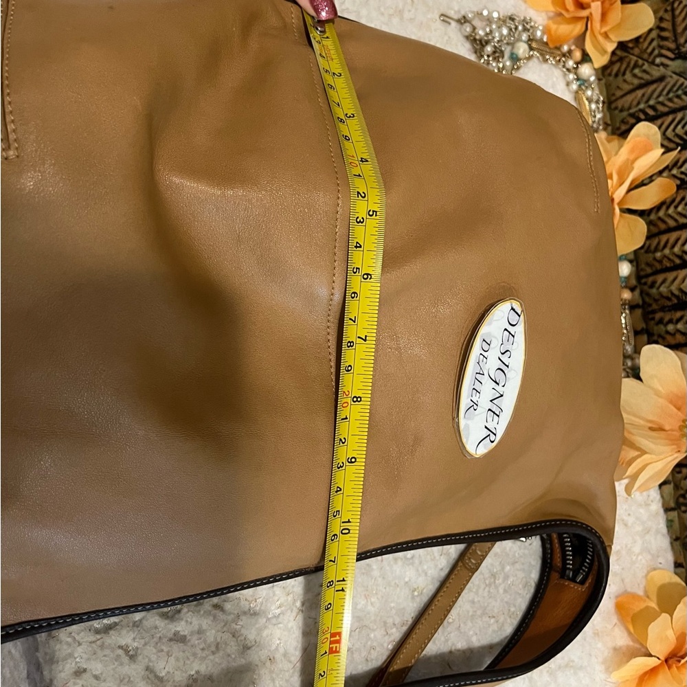 Authentic COACH Ergo 2 Tone Leather Hobo Caramel Tan And Brown 9294 GUC! - Picture 8 of 12